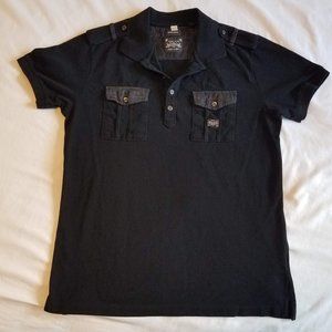 Diesel Black Polo Shirt